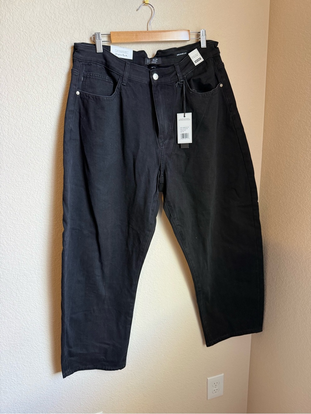 Judy Blue Black Marlow Arc Leg Jeans Size 16W